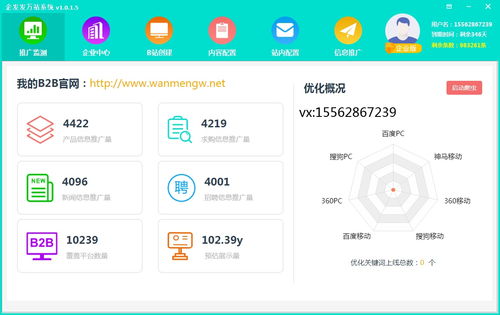 万站联盟 企发发b2b免费建站 自动发布信息平台 企发发万站联盟系统
